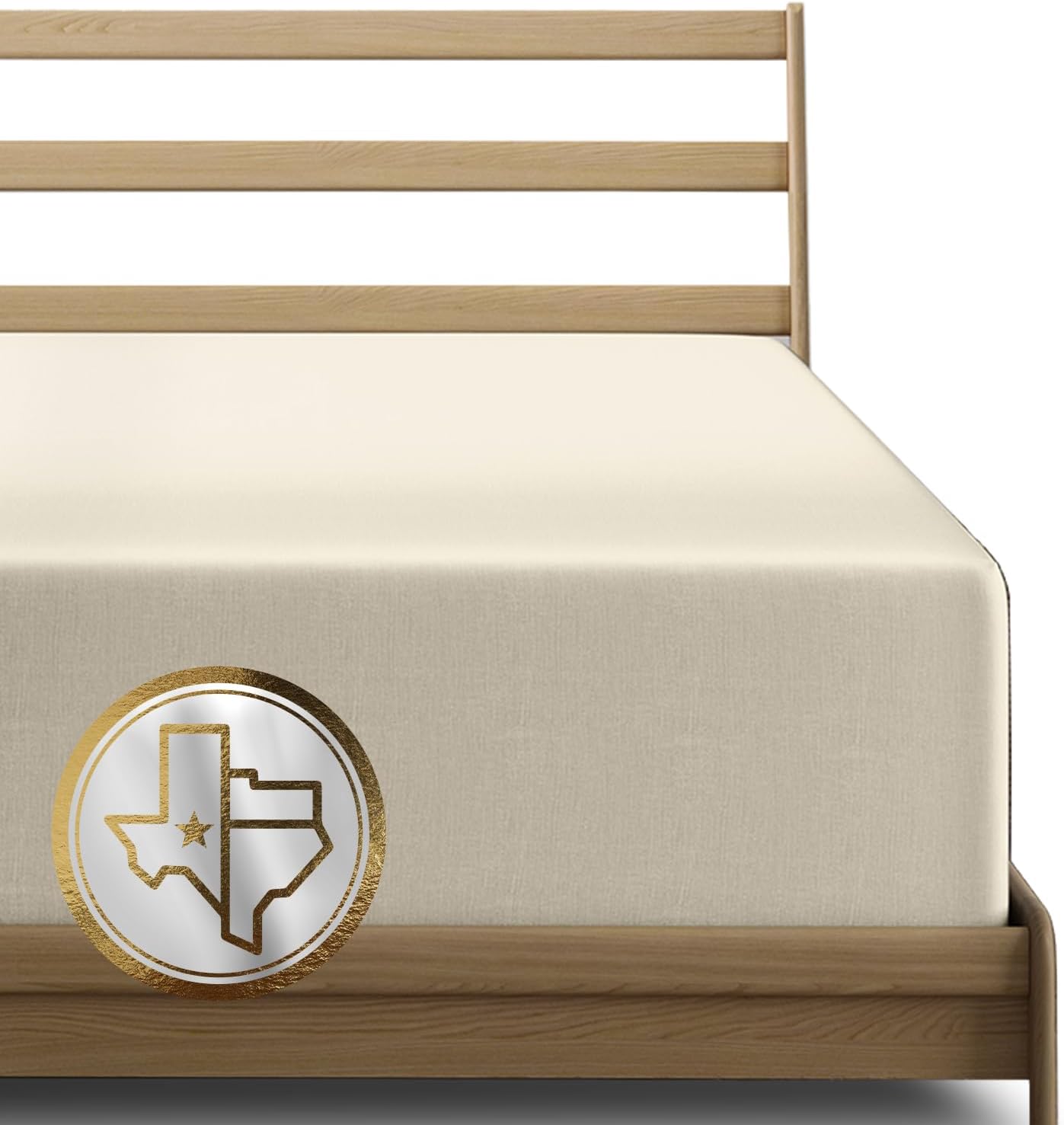 100% Egyptian Cotton King Size Fitted Sheet for Ultimate Comfort