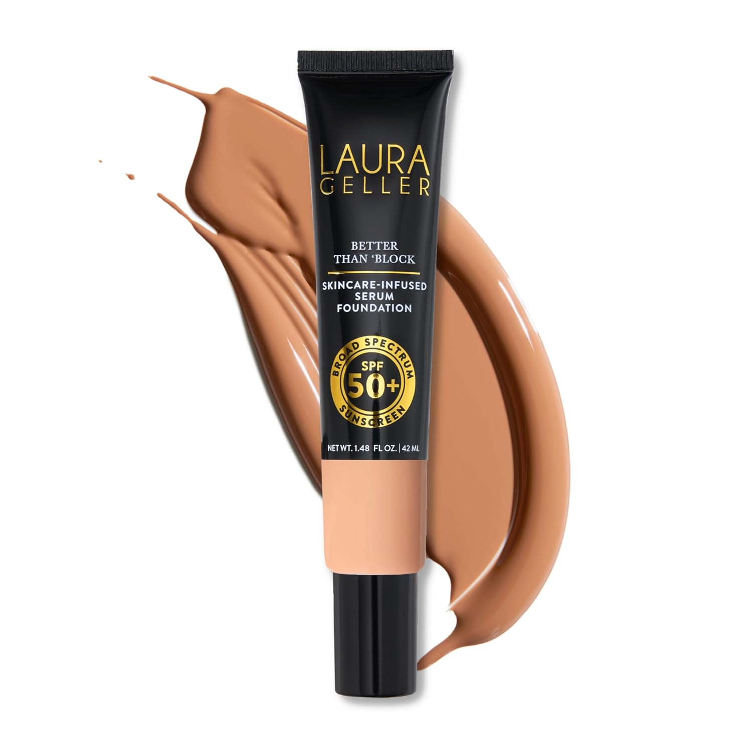 Better Than Block Skincare-Infused Serum Foundation SPF 50