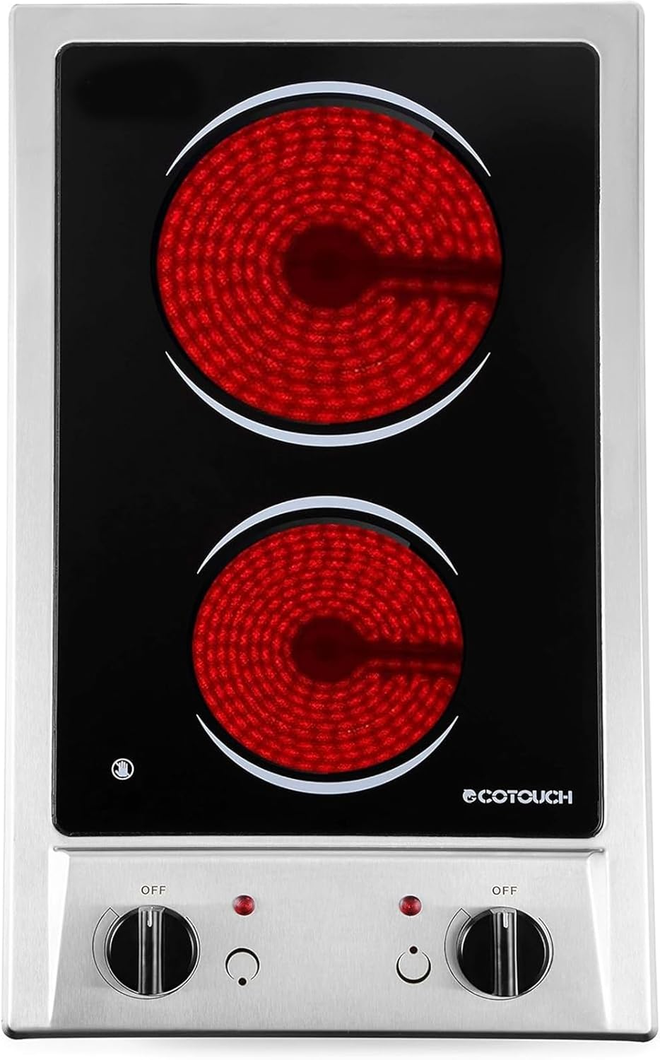 ECOTOUCH 2 Burner Electric Cooktop for Modern Kitchens