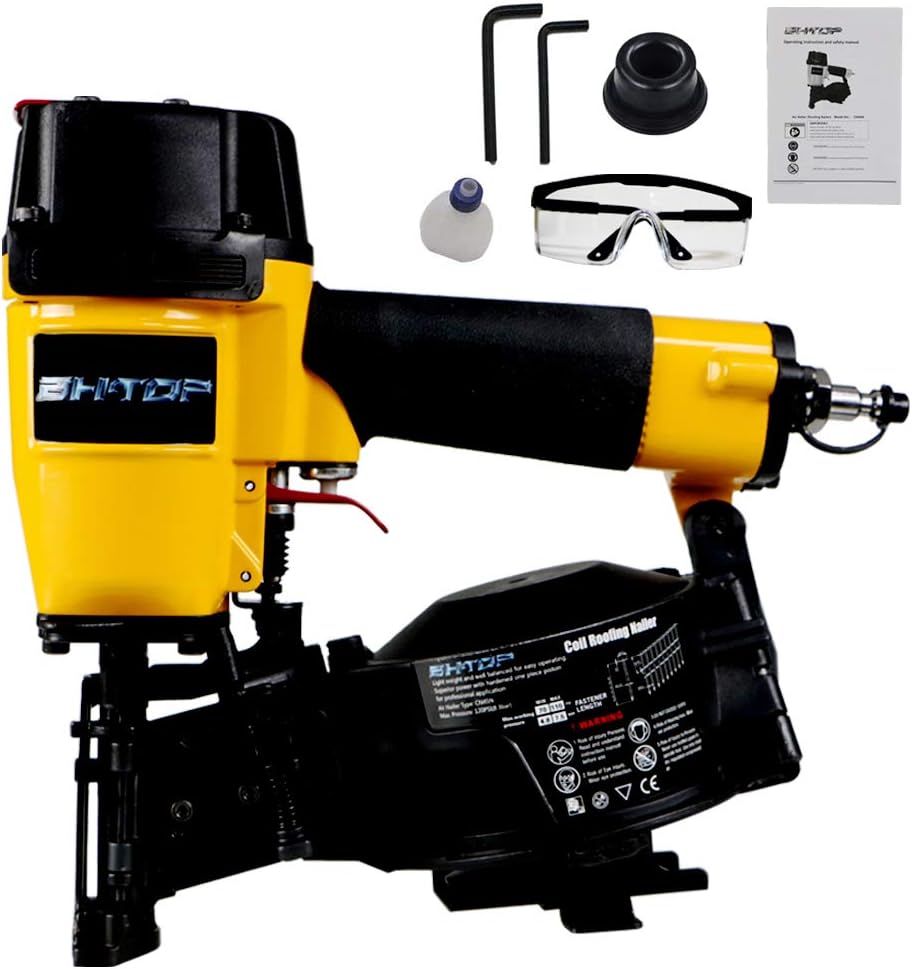 BHTOP CN45N Roofing Nailer for Professional Roofing Tasks