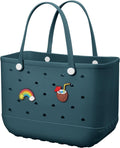 Waterproof Beach Bag Rubber Tote for Women - Stylish & Durable