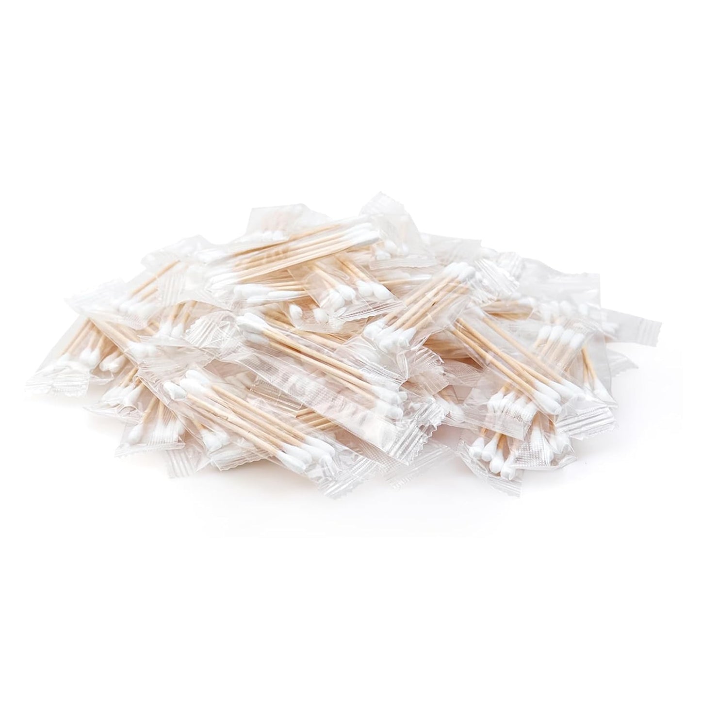 Individually Wrapped Cotton Swabs for Ear and Makeup Care