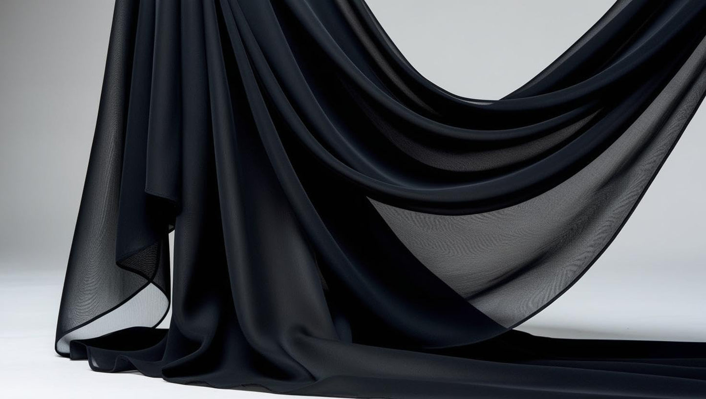 Chiffon Fabric by New Star Fabrics, 60in Wide, 30ft Long