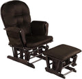 Nursery Glider with Ottoman Upholstered Comfort Glider Rocker - Smooth