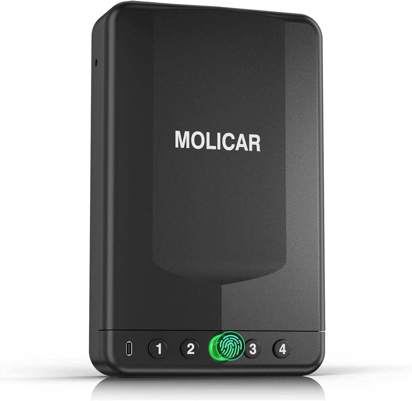 Portable Biometric Gun Safe for Handgun Quick Access Travel