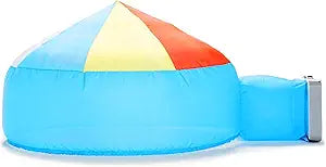 The Original AIR FORT Inflatable Fort for Kids - Beach Ball Blue