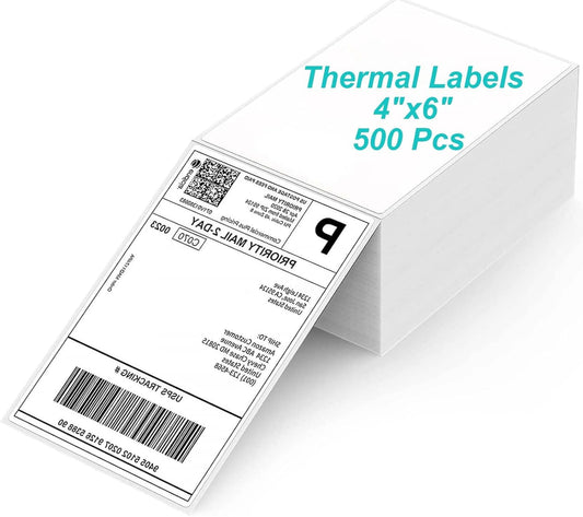 500 Coopaty 4x6 Thermal Shipping Labels