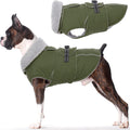 Warm Dog Coat Reflective Fleece Waterproof Jacket - Cozy & Windproof