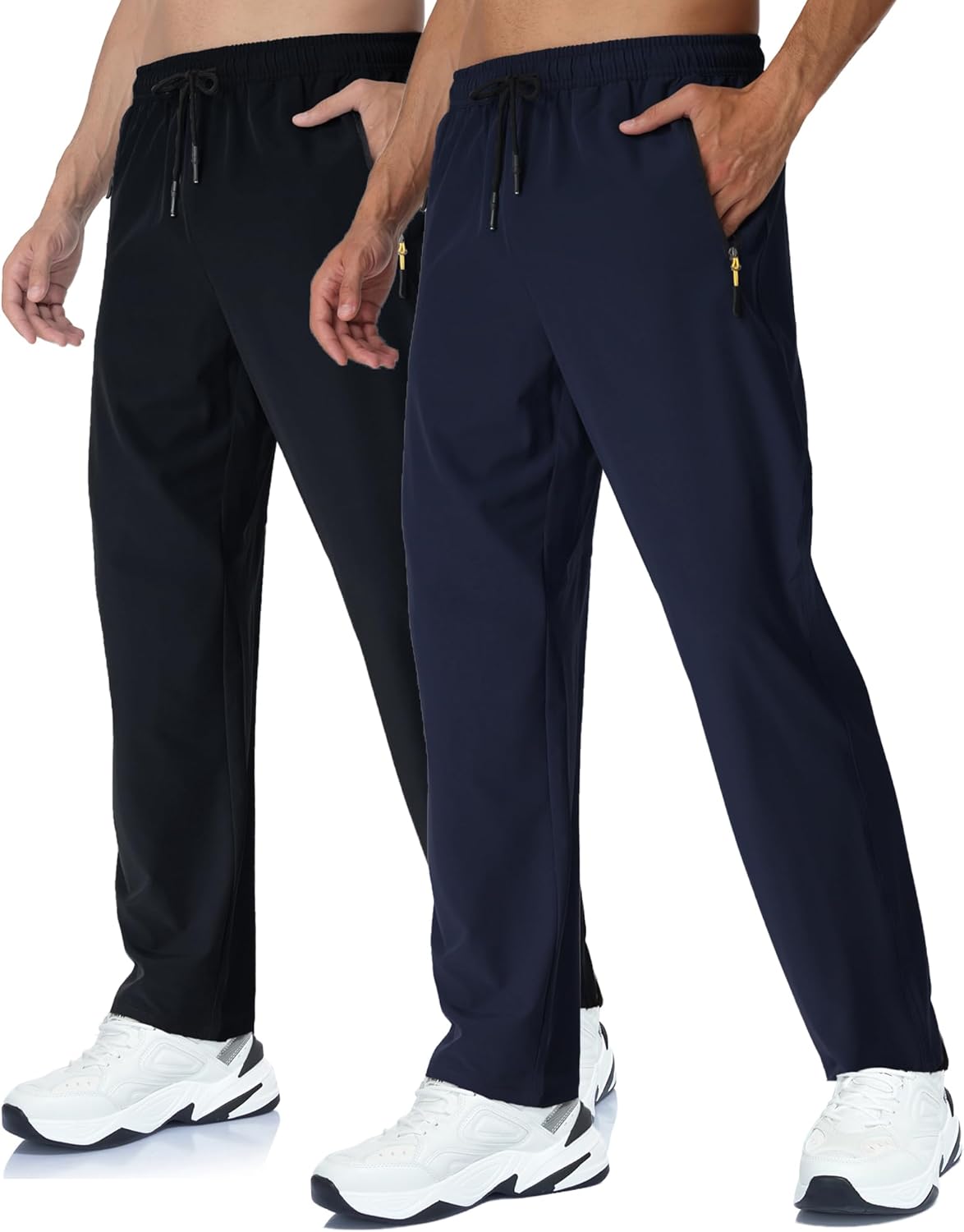 Rapoo Mens Lightweight Hiking Pants Quick Dry Stretch Joggers