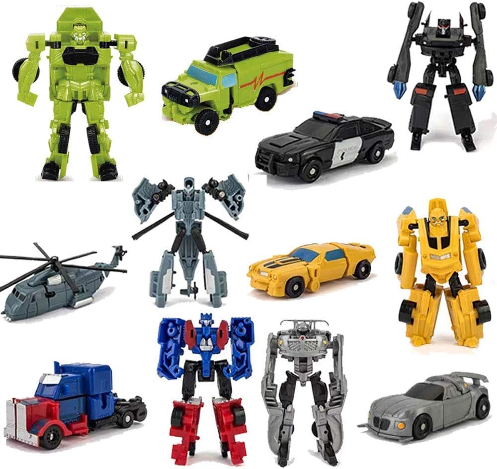 Transform Your Child's Playtime with 6 PCS Mini Deformation Car Robot Toys by HAYUL