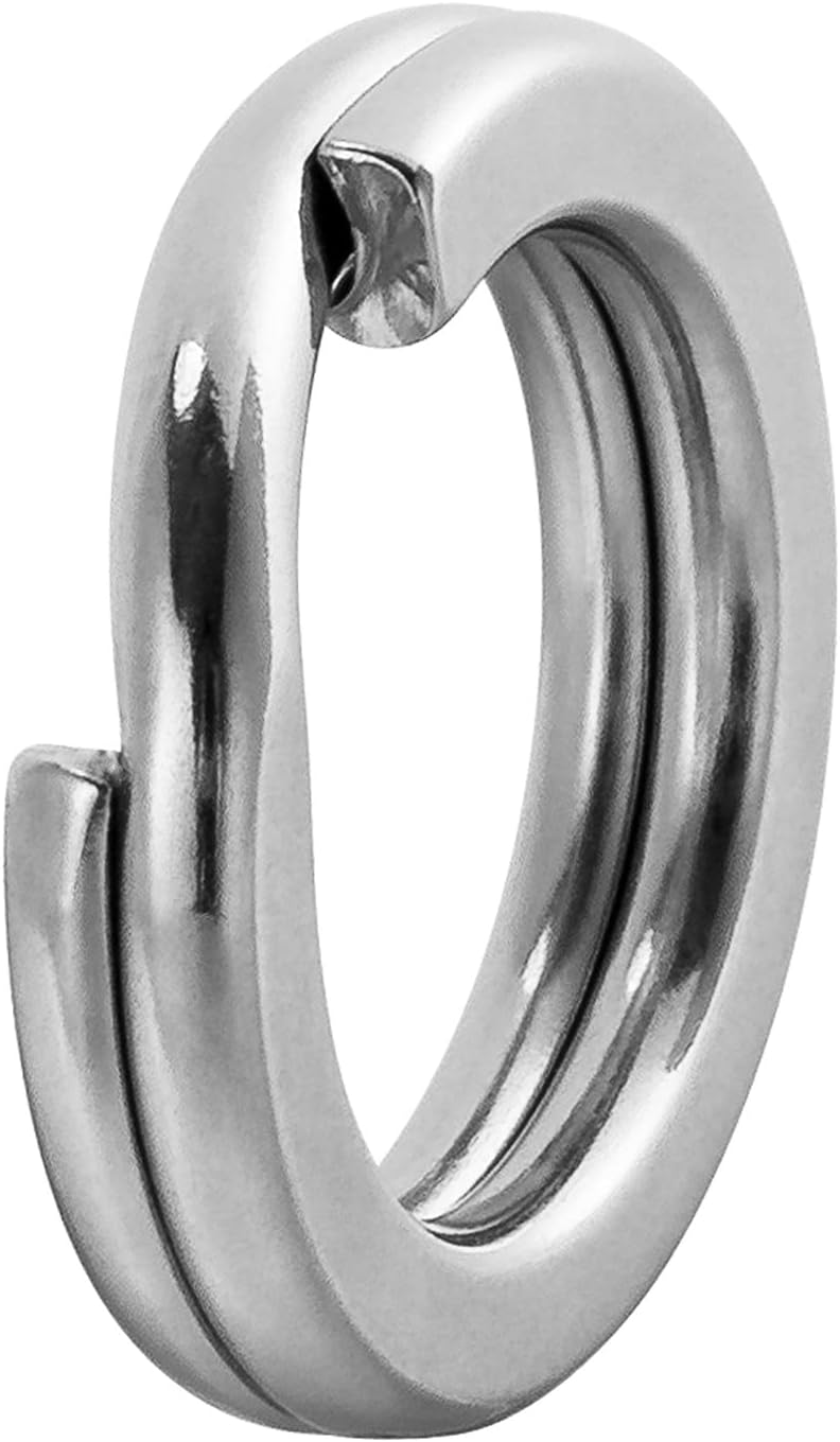 Dr.Fish Heavy Duty Split Ring | Stainless Steel Hyper Wire for Saltwater