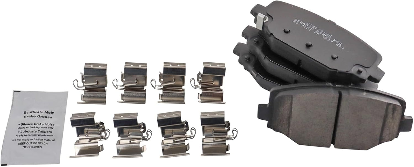 TRQ Rear Brake Pads Ceramic for Chrysler Dodge Journey & More