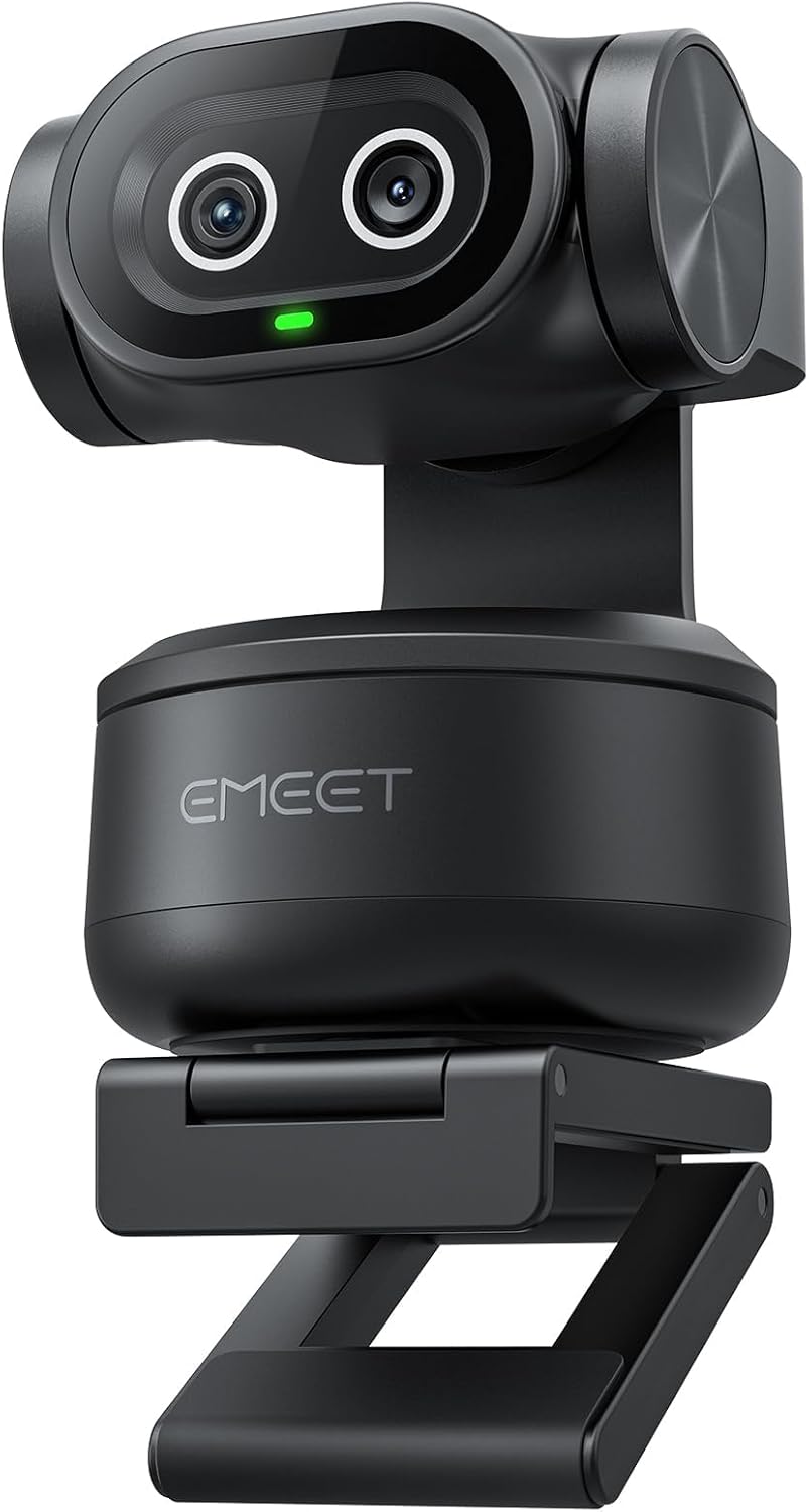 EMEET PIXY Dual-Camera 4K AI-Powered PTZ Webcam for Streaming