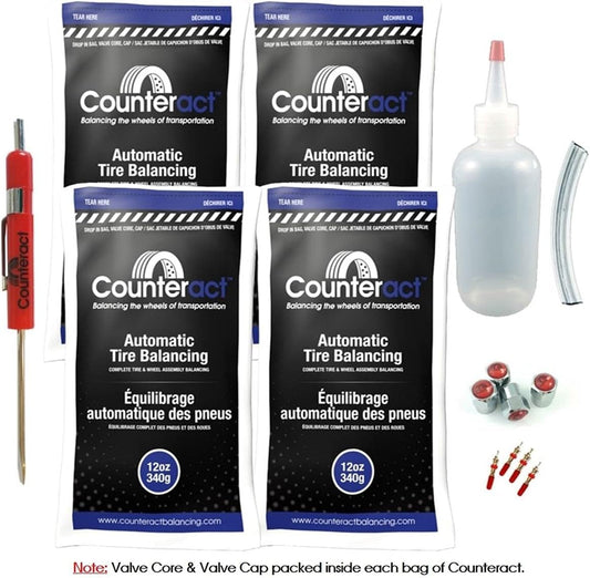 Counteract DIYK-12 Tire Balancing Beads Kit for Trucks and More