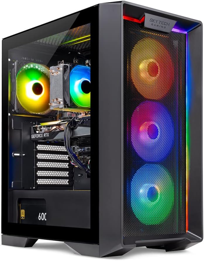 Skytech Nebula Gaming PC: Top Performance RTX 4060 Graphics