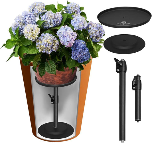 Adjustable Pure Iron Planter Inserts for Indoor & Outdoor Use