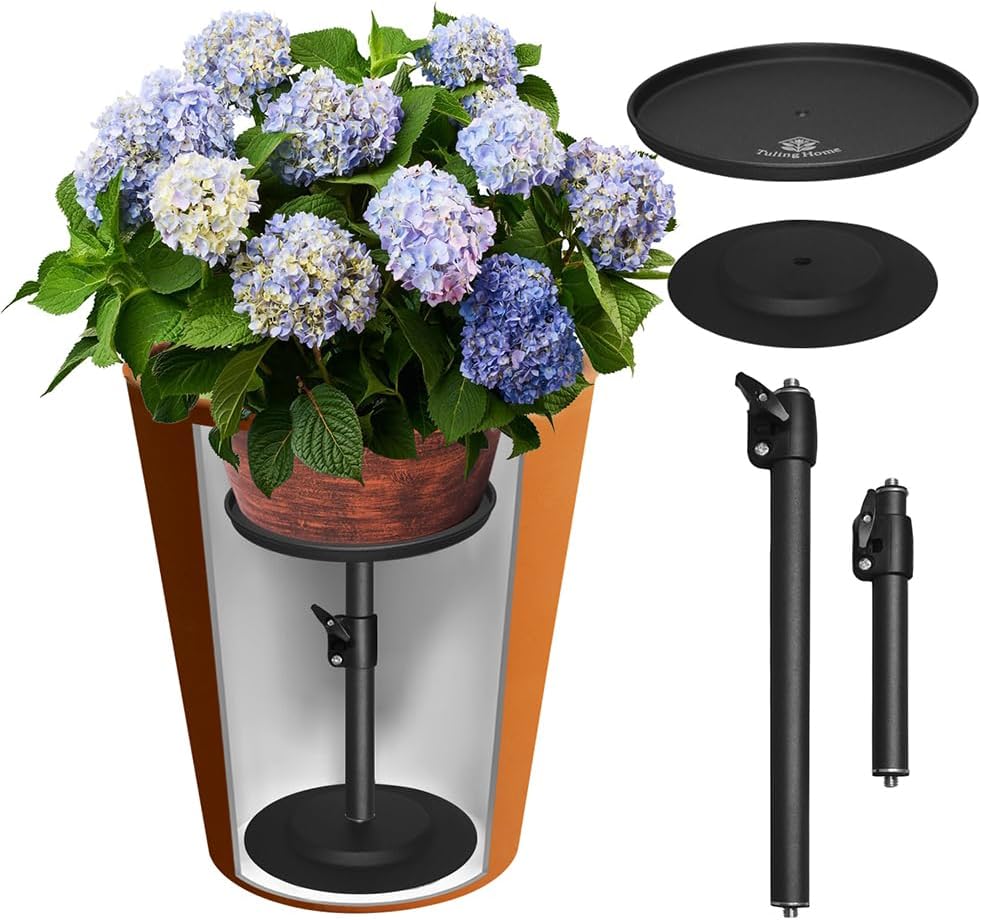 Adjustable Pure Iron Planter Inserts for Indoor & Outdoor Use