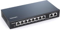 8 Port Gigabit PoE Switch with 2 Gigabit Uplink Port - 96W PoE