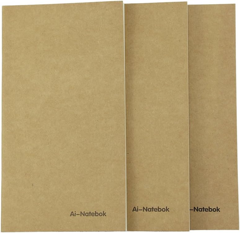 Set of 3 Lined Notebook Inserts - 240 Pages!