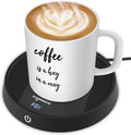 Smart Coffee Warmer: Auto Shut Off & Temp Settings - Ingeware