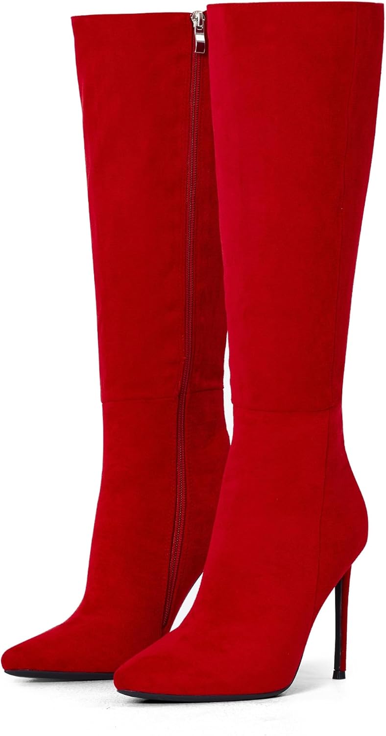Elisabet Tang 4 inch Women's Knee High Long Boots for Style