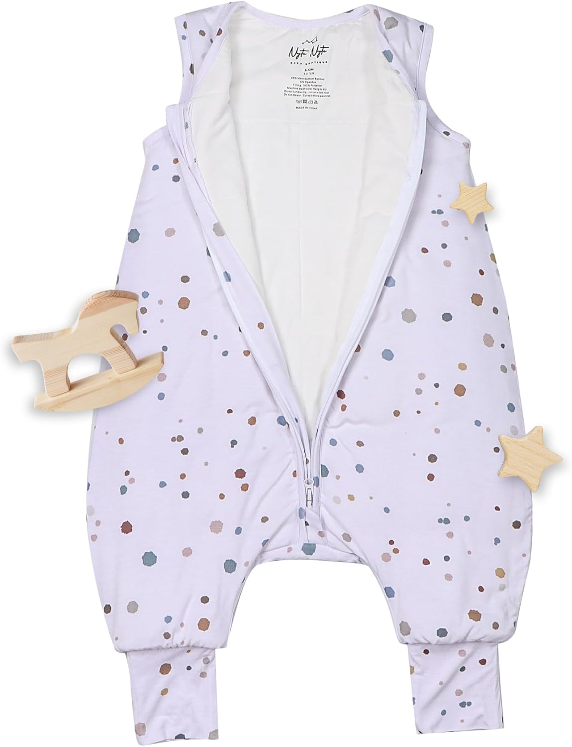Nyte Nyte Baby 1.0-TOG Sleeveless Sleep Sack for Cozy Nights