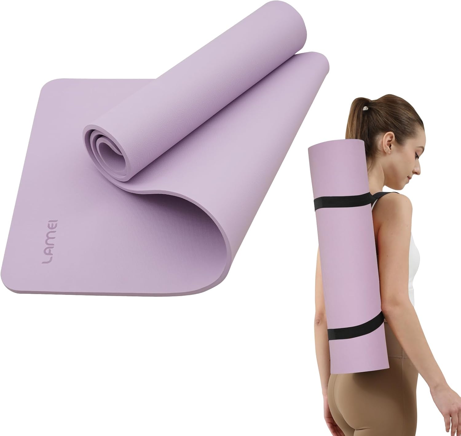 Extra Thick Non-Slip Yoga Mat - LAMEI