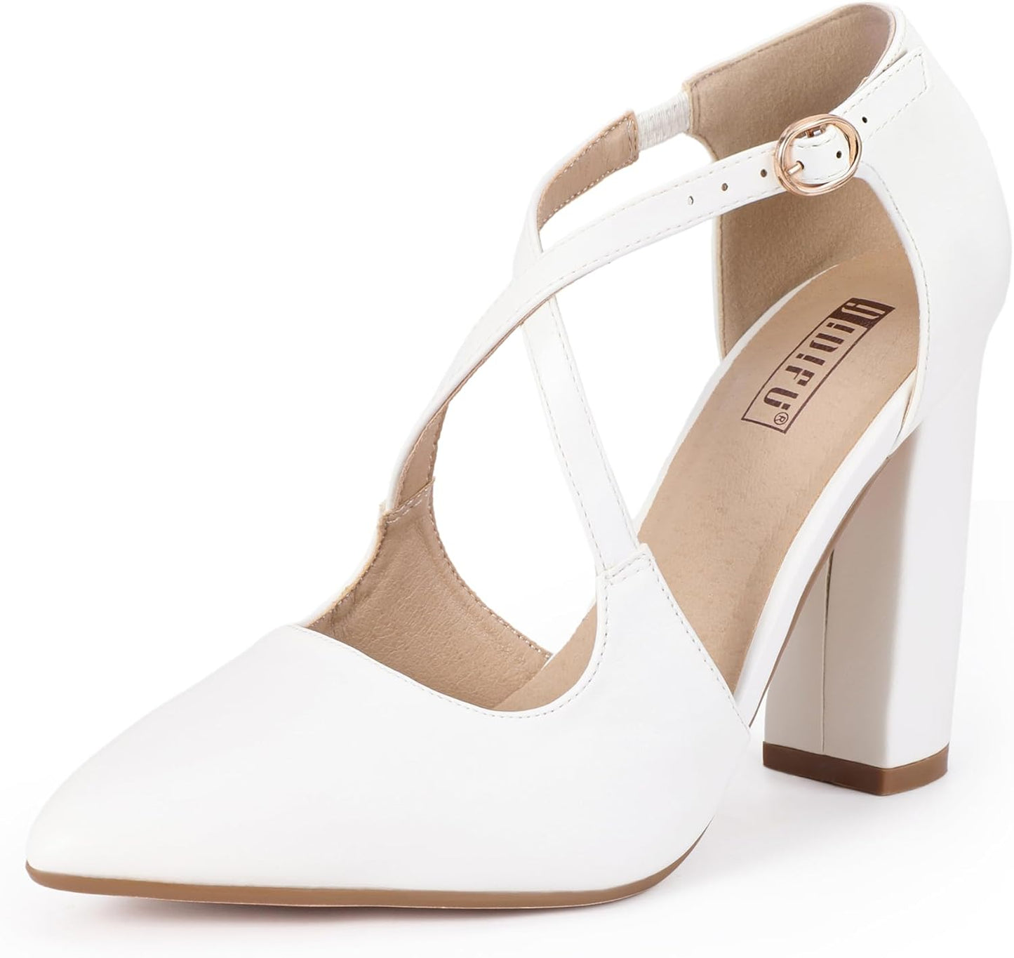 IDIFU Women's Chunky High Heels Pumps for Any Occasion