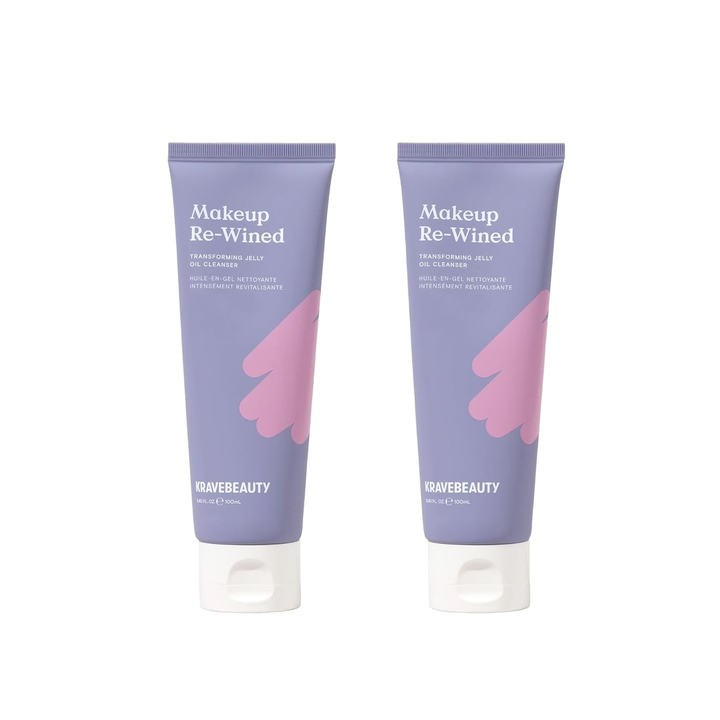 KraveBeauty Makeup Re-Wined Duo: Transforming Jelly Oil Cleanser