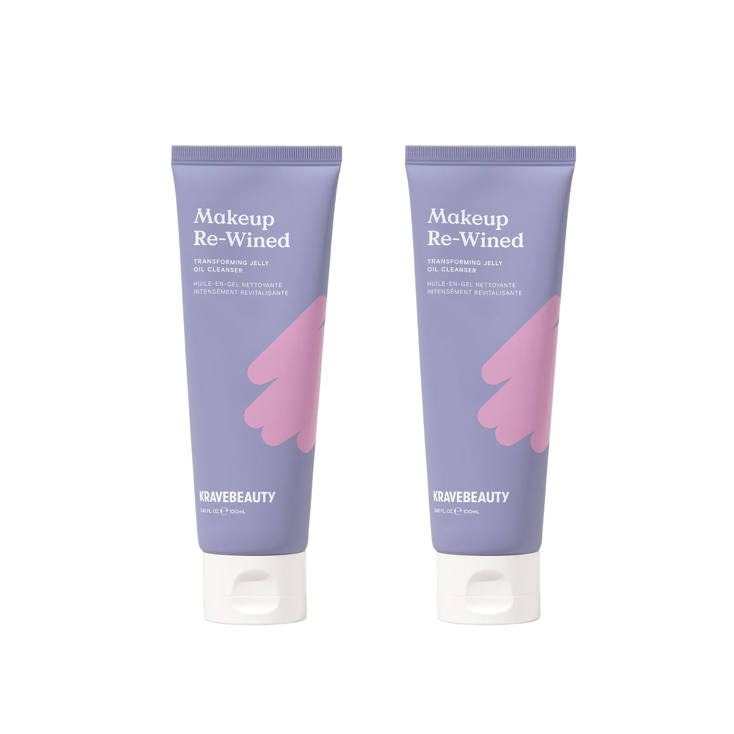KraveBeauty Makeup Re-Wined Duo: Transforming Jelly Oil Cleanser