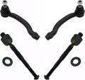 TRQ Front Tie Rod Set Compatible with 2009-2015 Honda Pilot - Direct