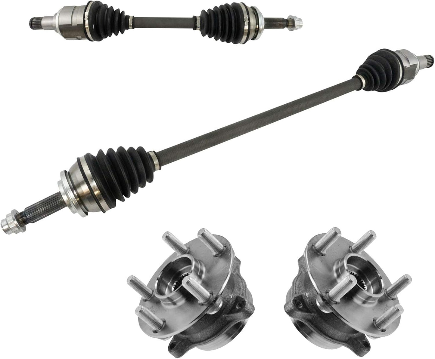 TRQ Front Driver & Passenger Side Drivetrain Kit for Lexus Prius