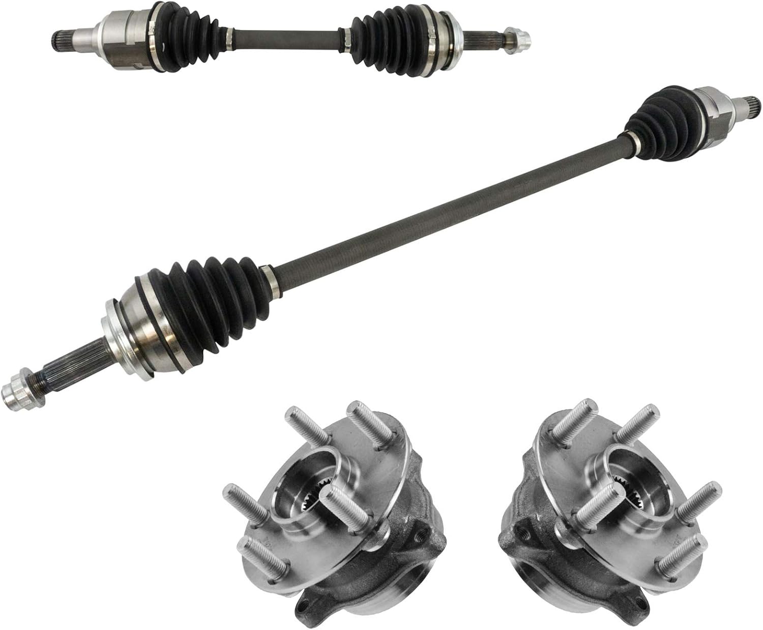 TRQ Front Driver & Passenger Side Drivetrain Kit for Lexus Prius