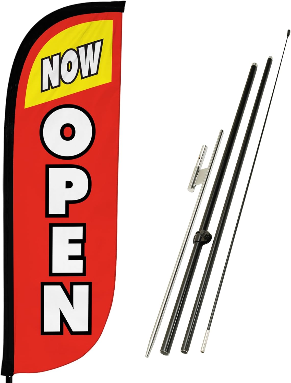 LookOurWay Feather Flag Pole Kit for Business Promotion