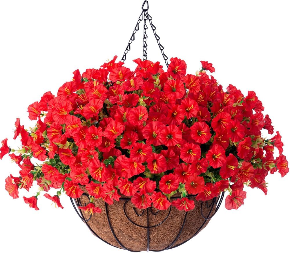 Artificial Fake Hanging Flowers for Outdoor Decoration