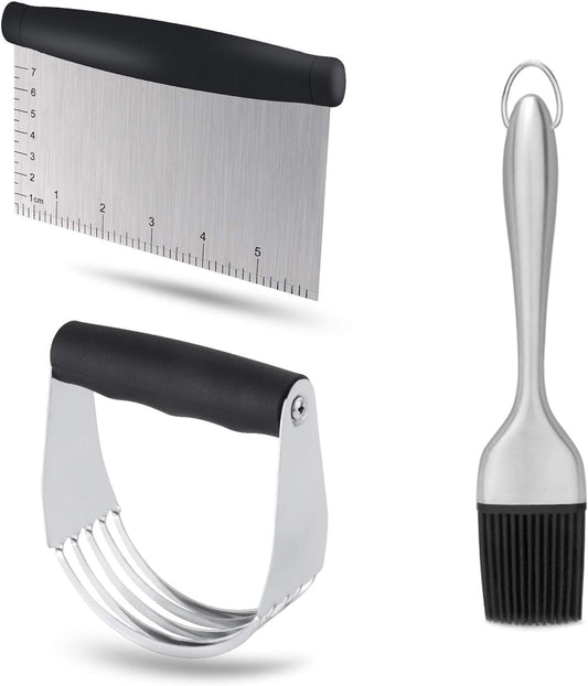 Stainless Steel Dough Blender Set - Professional Baking Tools