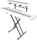 Rockville RKS42X 2-Tier Keyboard Stand - Quick Release
