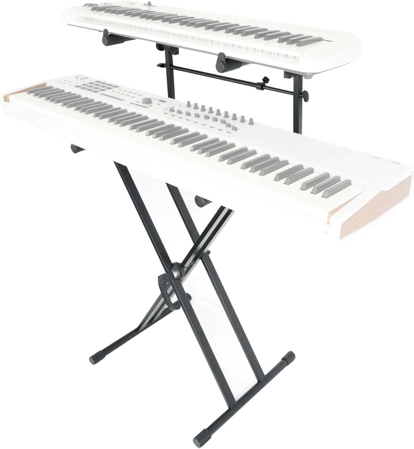 Rockville RKS42X 2-Tier Keyboard Stand - Quick Release