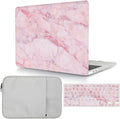 Pink Marble Hard Shell Case for MacBook Pro 14 in A2442 - Full