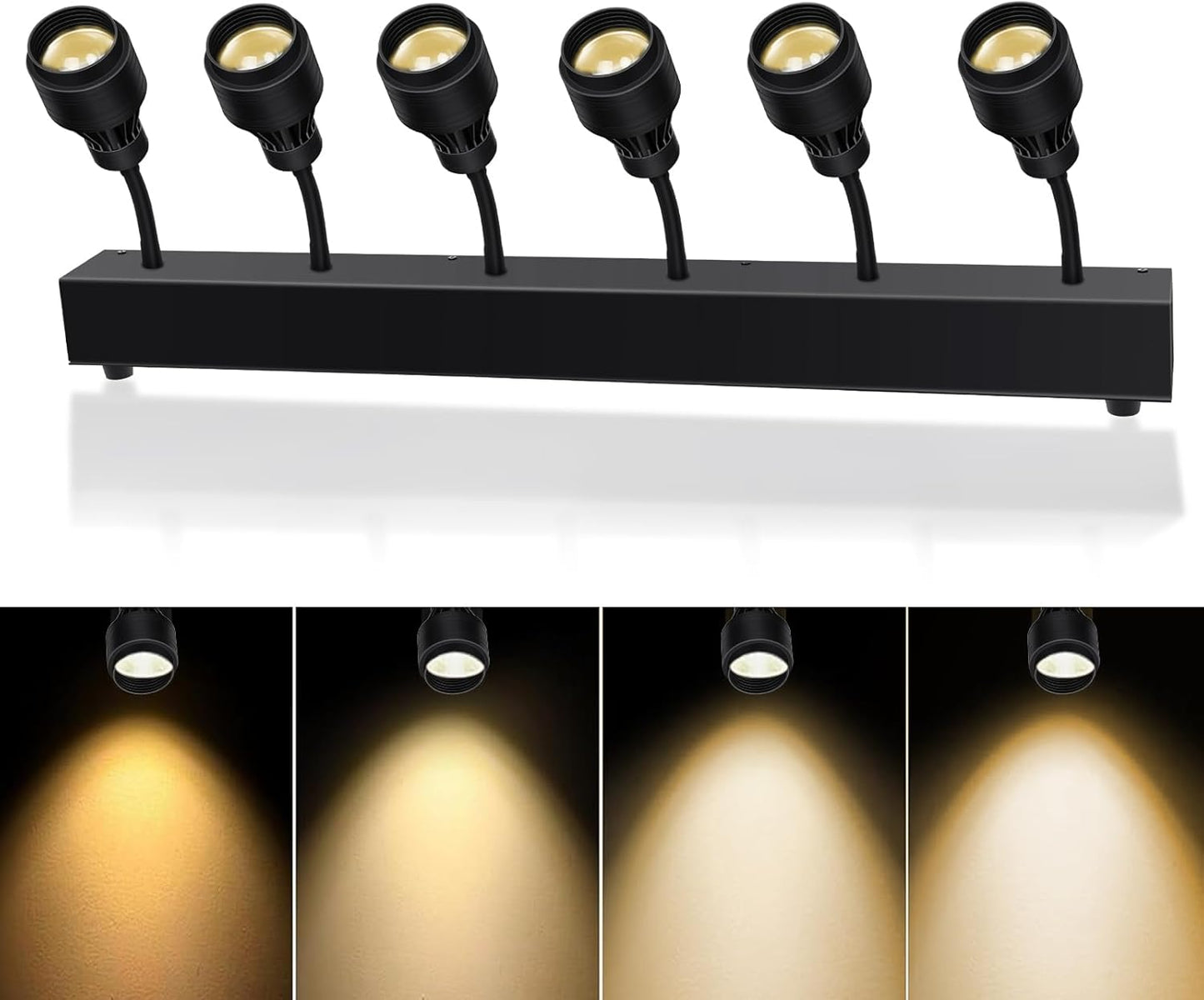 Pinspot Light Bar with 6PC LED Stage Lights for Events