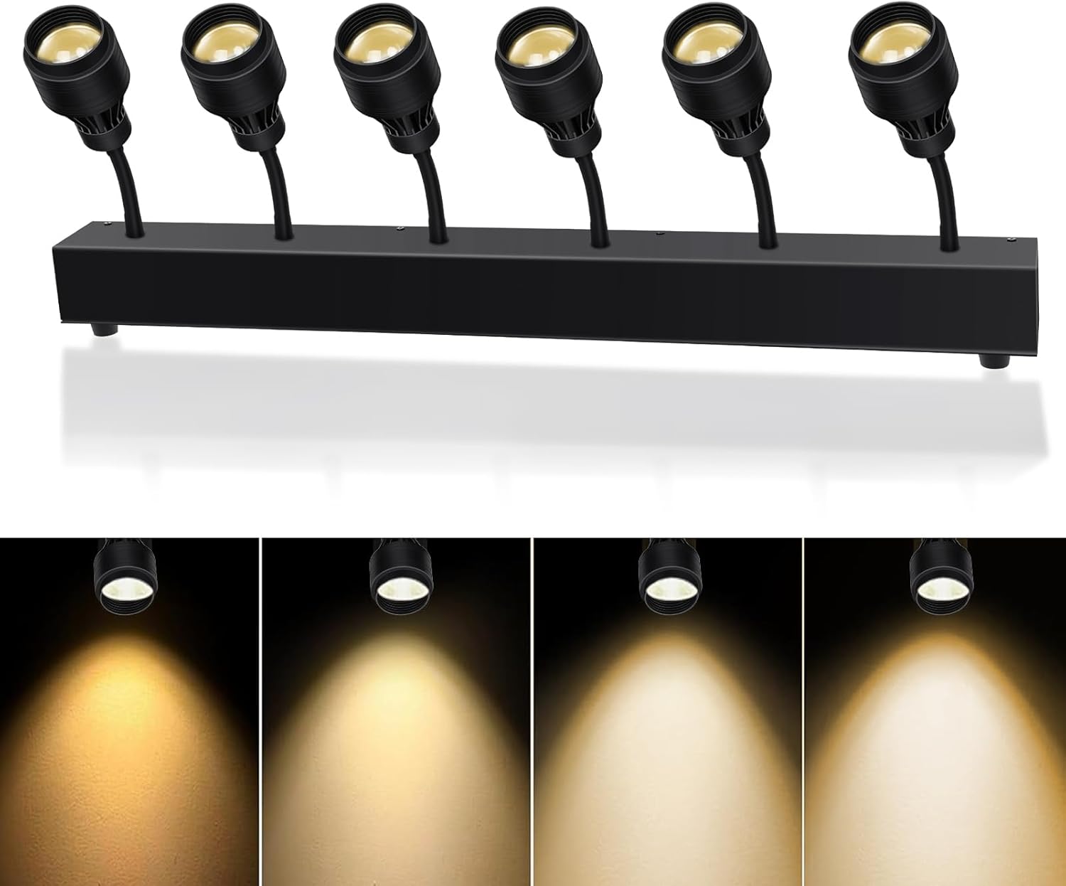 Pinspot Light Bar with 6PC LED Stage Lights for Events