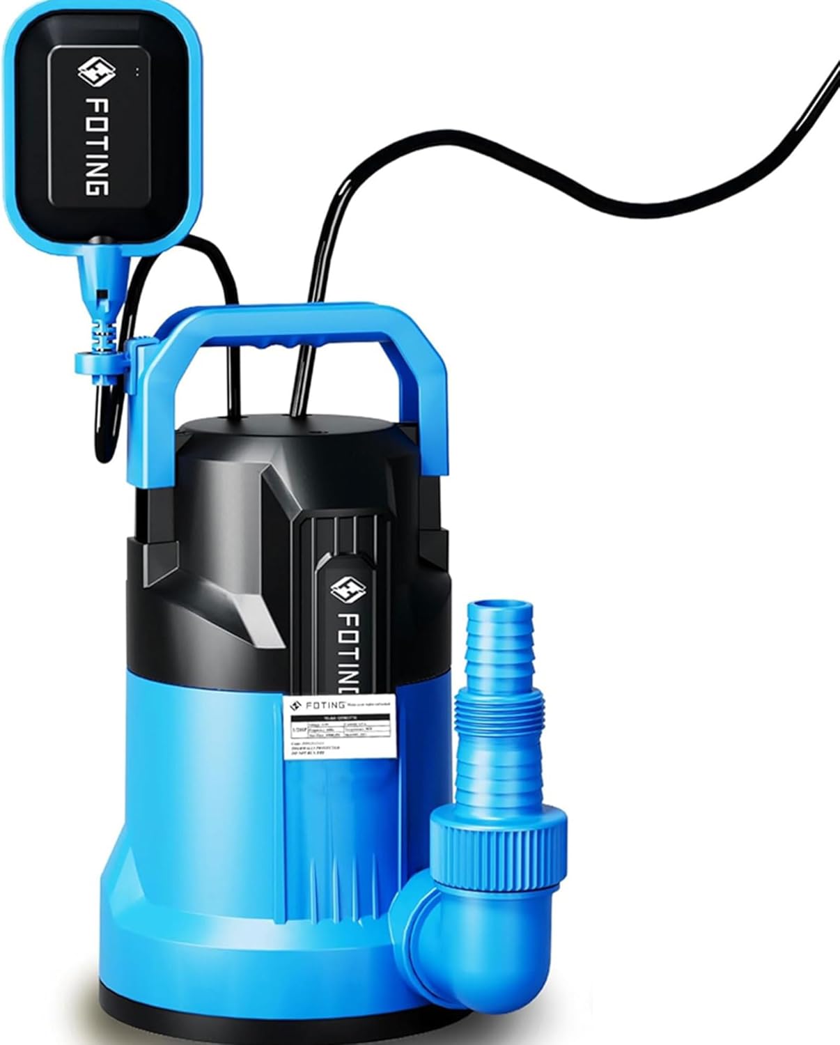 FOTING 2025 Upgraded Automatic Sump Pump for Efficient Water Removal