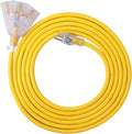 EP 50 Ft Lighted Outdoor Extension Cord with 3 Outlets - Durable