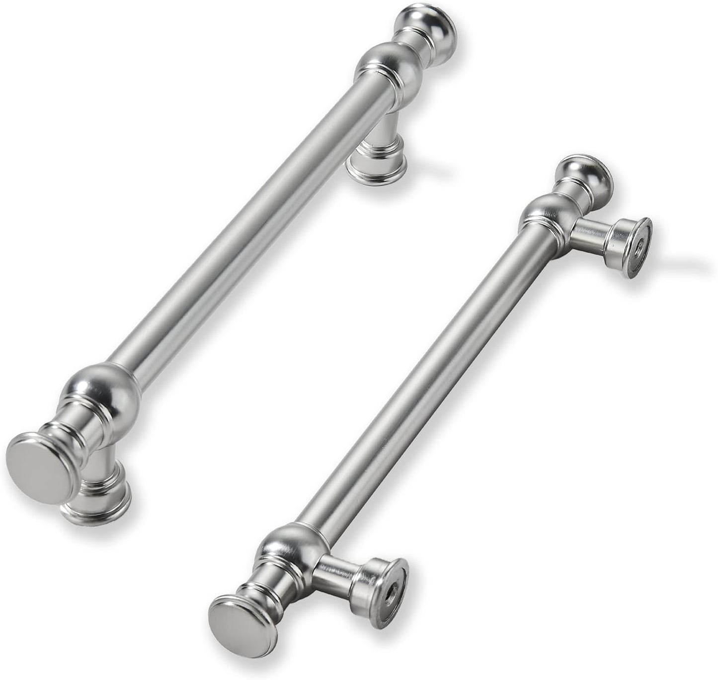 Solid Heavy Duty 5in Brushed Satin Nickel Cabinet Pulls