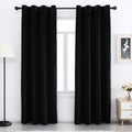 SPXTEX Black Velvet Blackout Curtains - Sleep Better