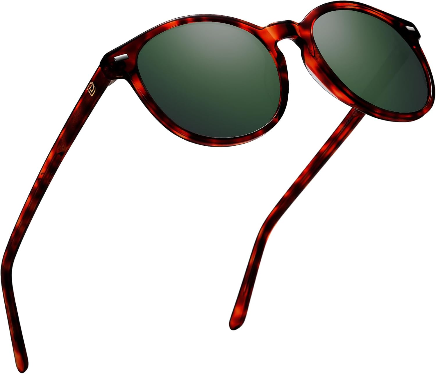 DUCO Polarized Sunglasses for Women Retro Round Classic Shades