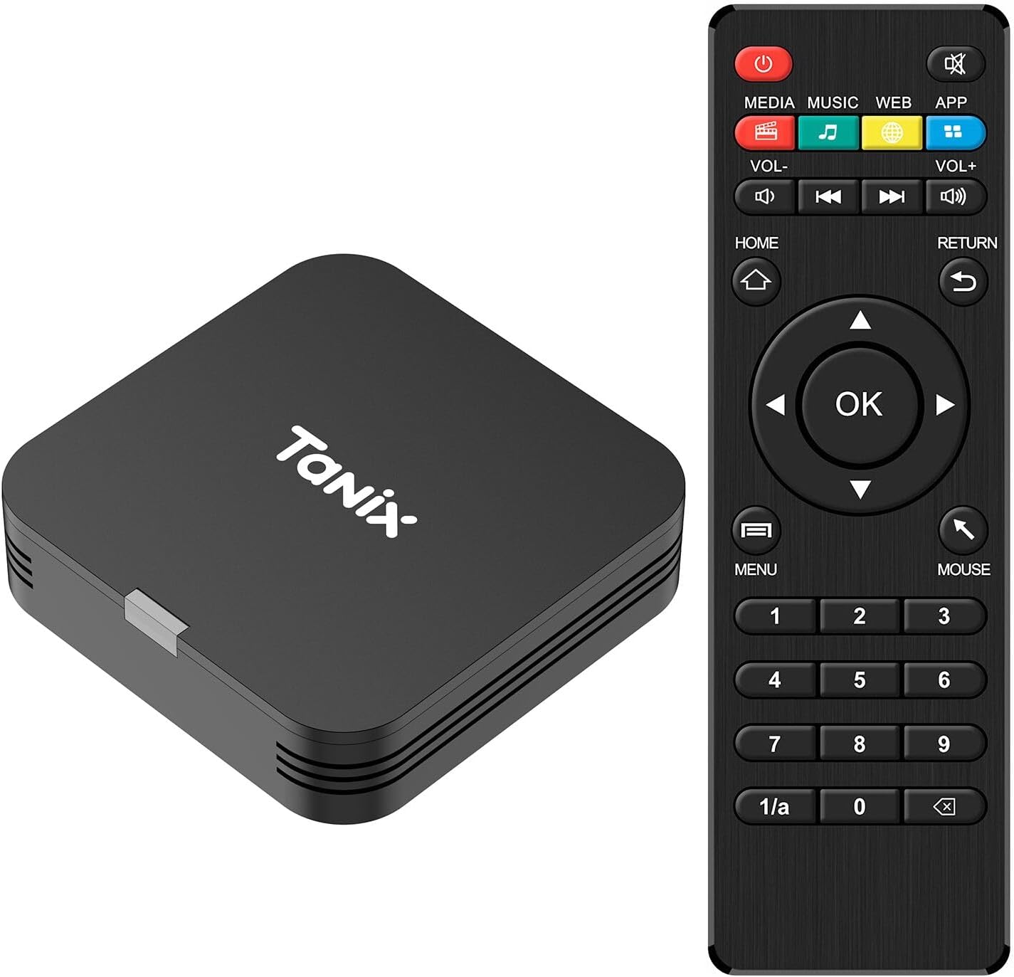 Sidiwen 4K Android TV Box - Fast, Compact, & Powerful!