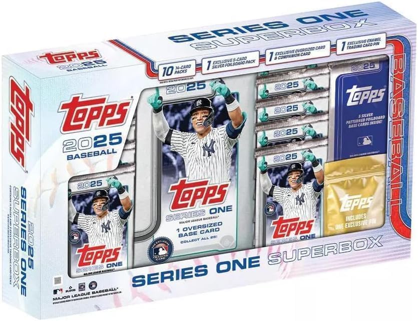 2025 Topps MLB Series One Baseball Trading Card Super Box Review