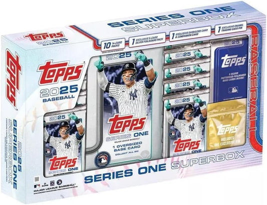 2025 Topps MLB Series One Baseball Trading Card Super Box Review