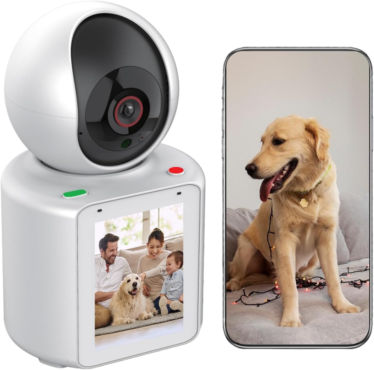 360 PTZ Dog Camera w/ 2-Way Calling